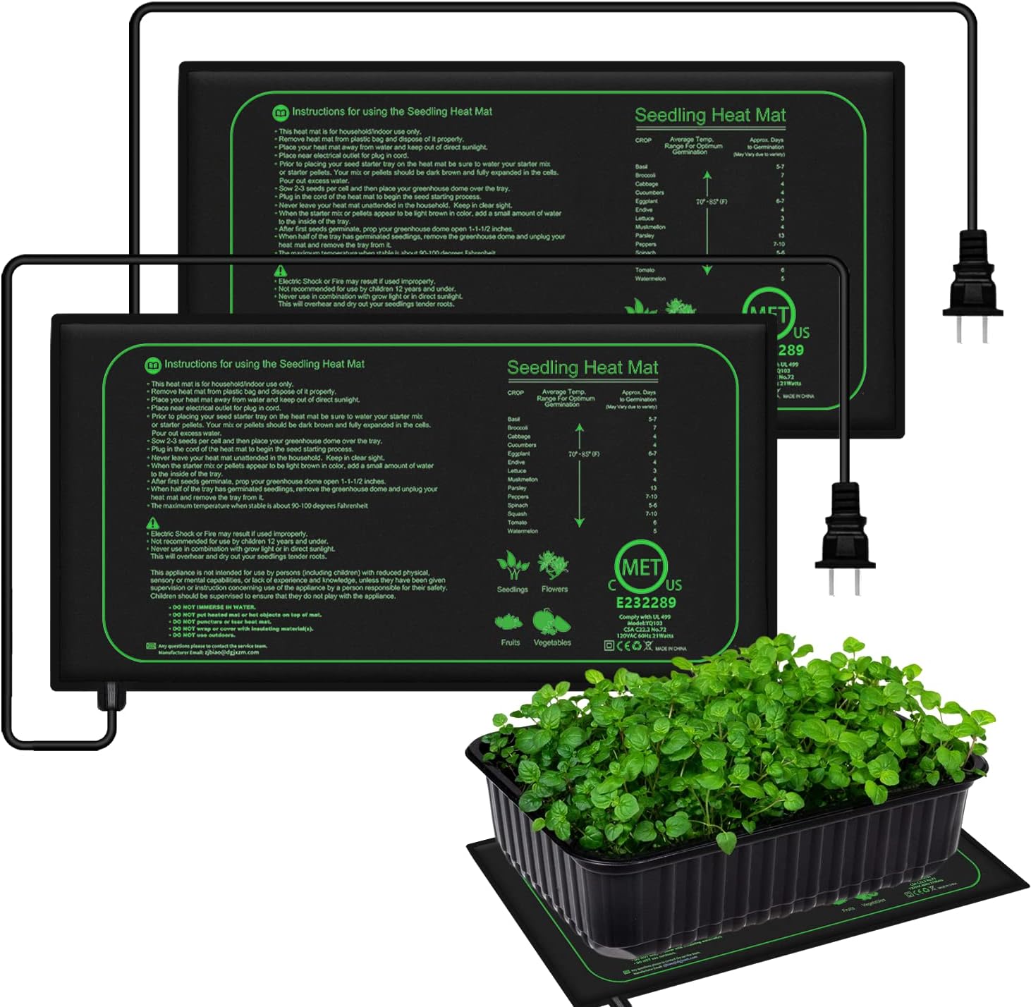 Heat Mat Seedling - 10/25/50CM Seedling Heat Mat Indoor Plants