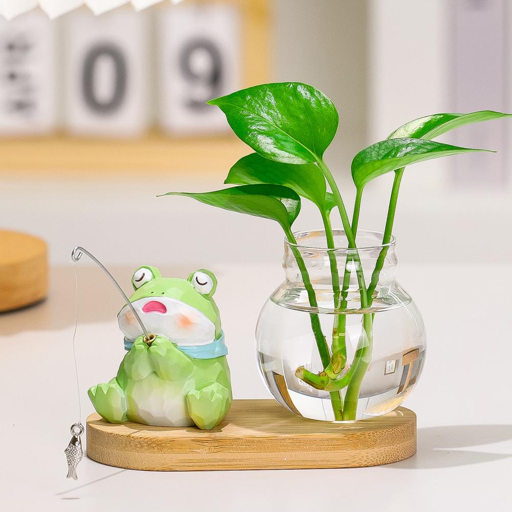 Cute Resin Figurines Mini Plan - Propagation Station Vase recension och pris