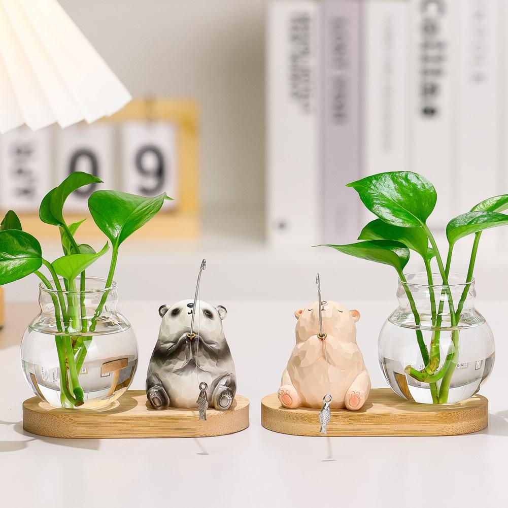 Cute Resin Figurines Mini Plan - Propagation Station Vase recension och pris