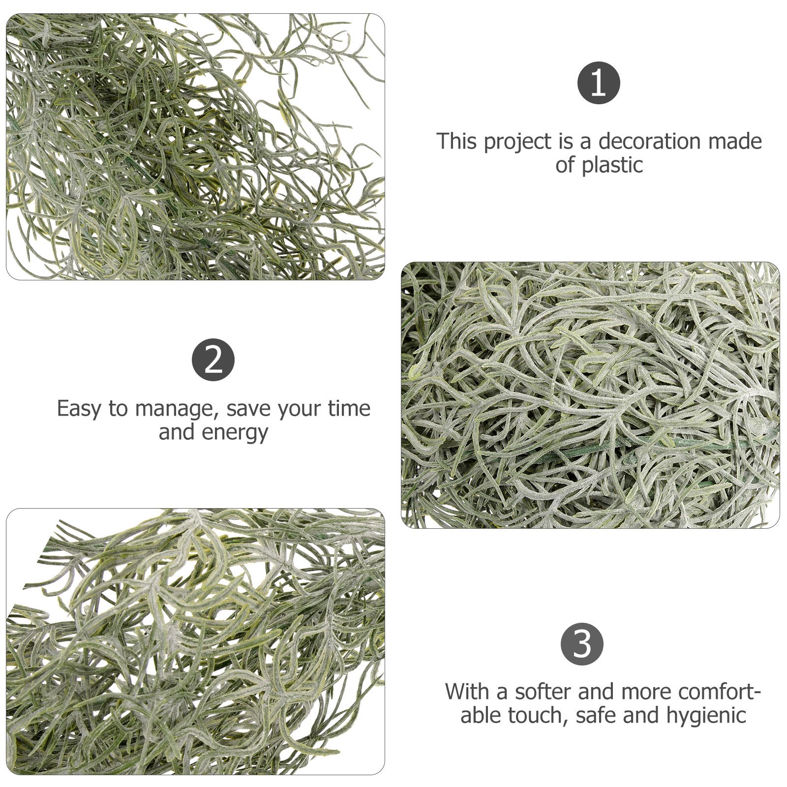 Deep Green Artificial Dried Fl - Sphagnum Moss Dry recension och pris
