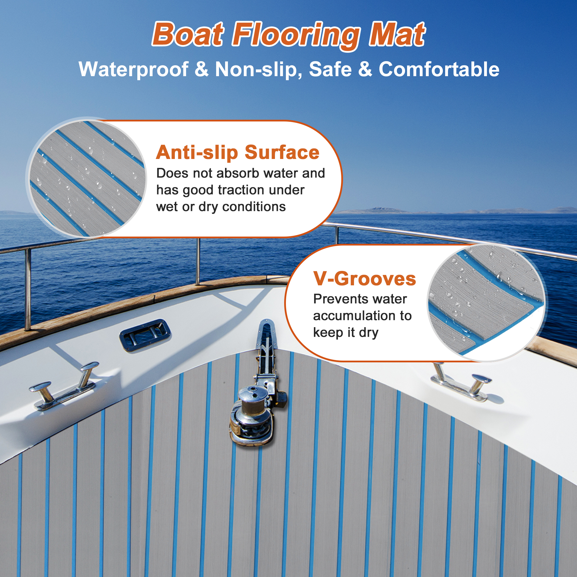 Uxcell 1200*300*6mm Boat Floor - Cutting Board Foam recension och pris