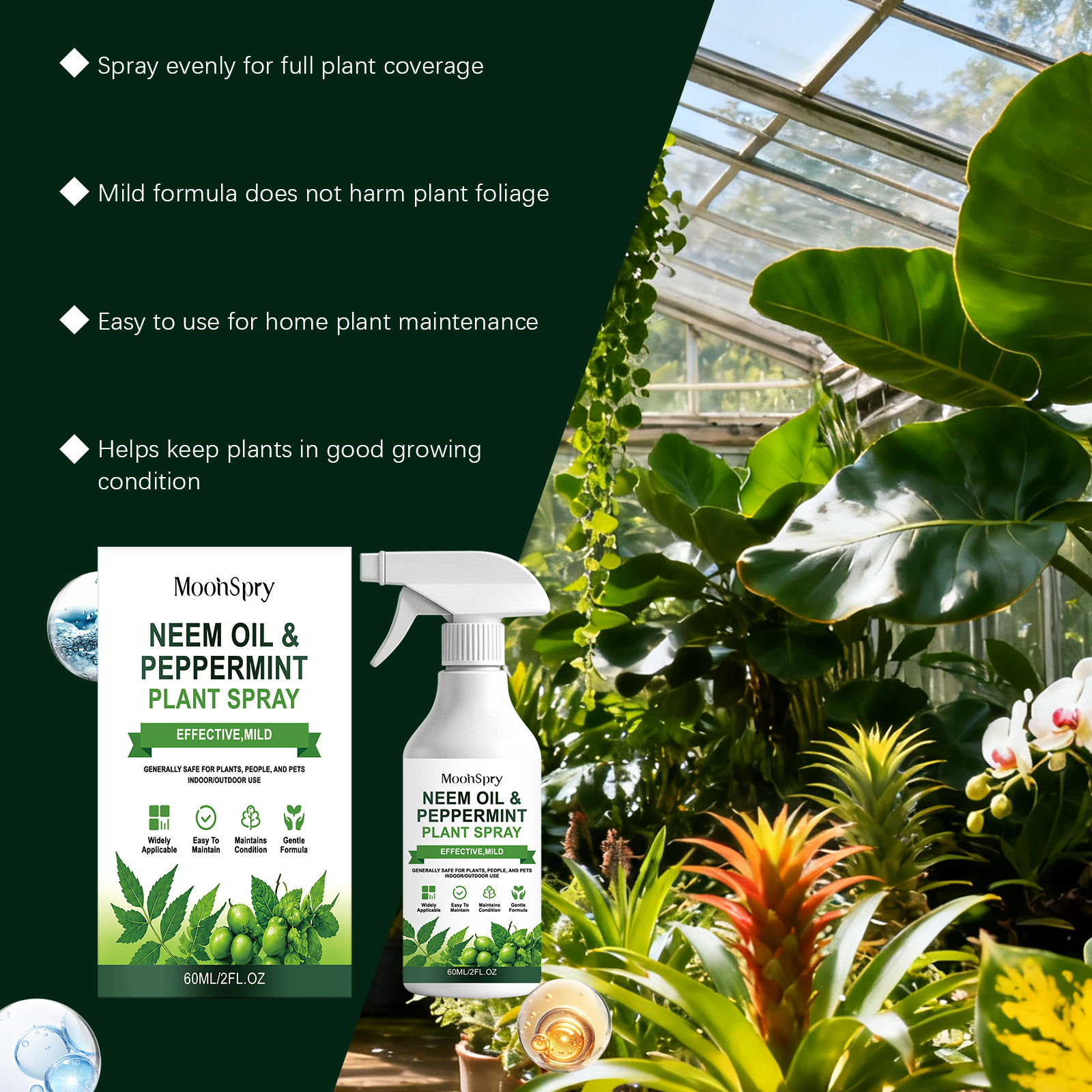 Neem Oil Mint Plant Spray Natu - Rooting Hormone Powder recension och pris
