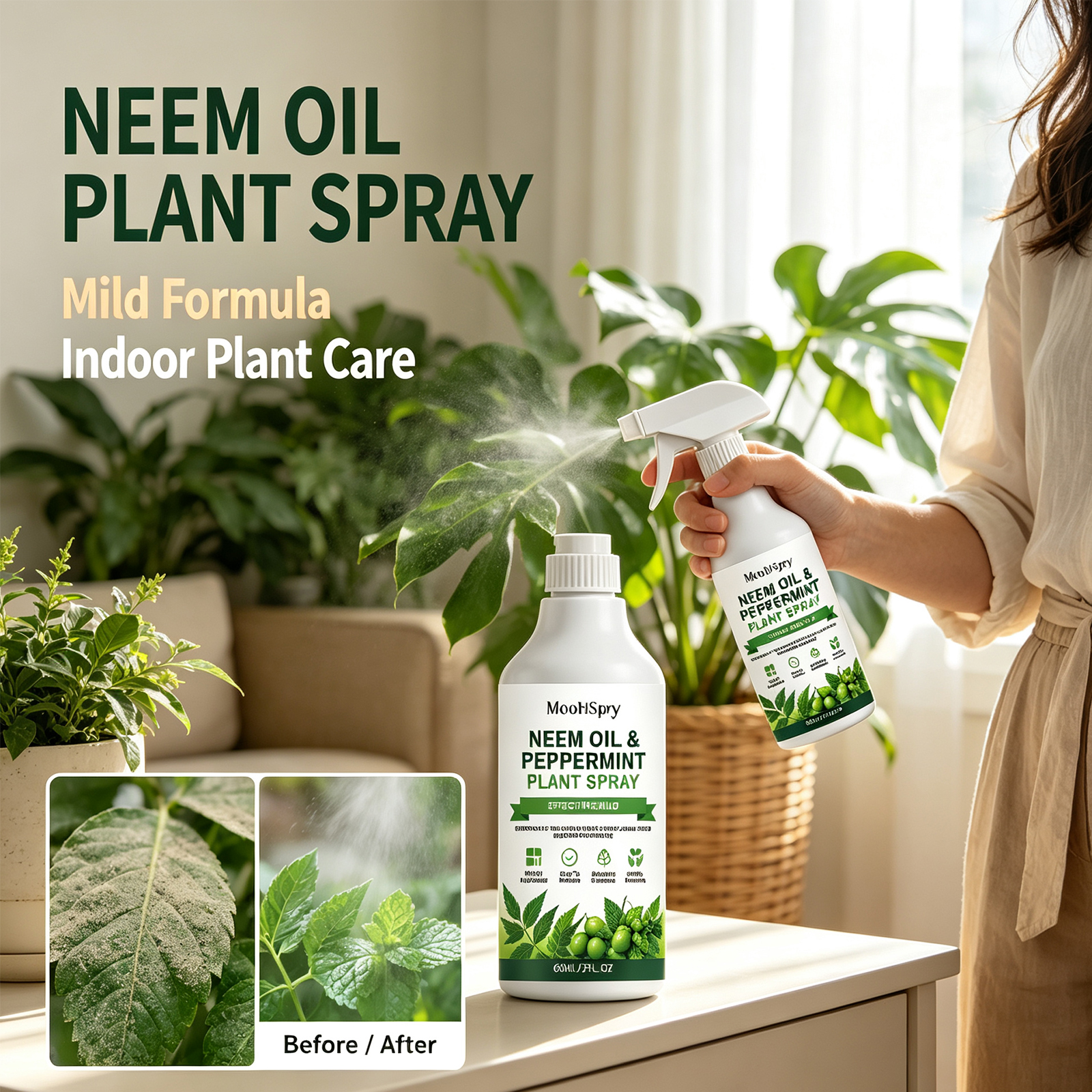 Neem Oil Mint Plant Spray Natu - Rooting Hormone Powder recension och pris