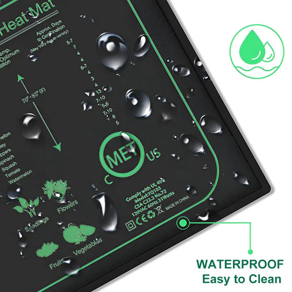 10/25/50CM Seedling Heat Mat I - Rooting Gel Clone recension och pris