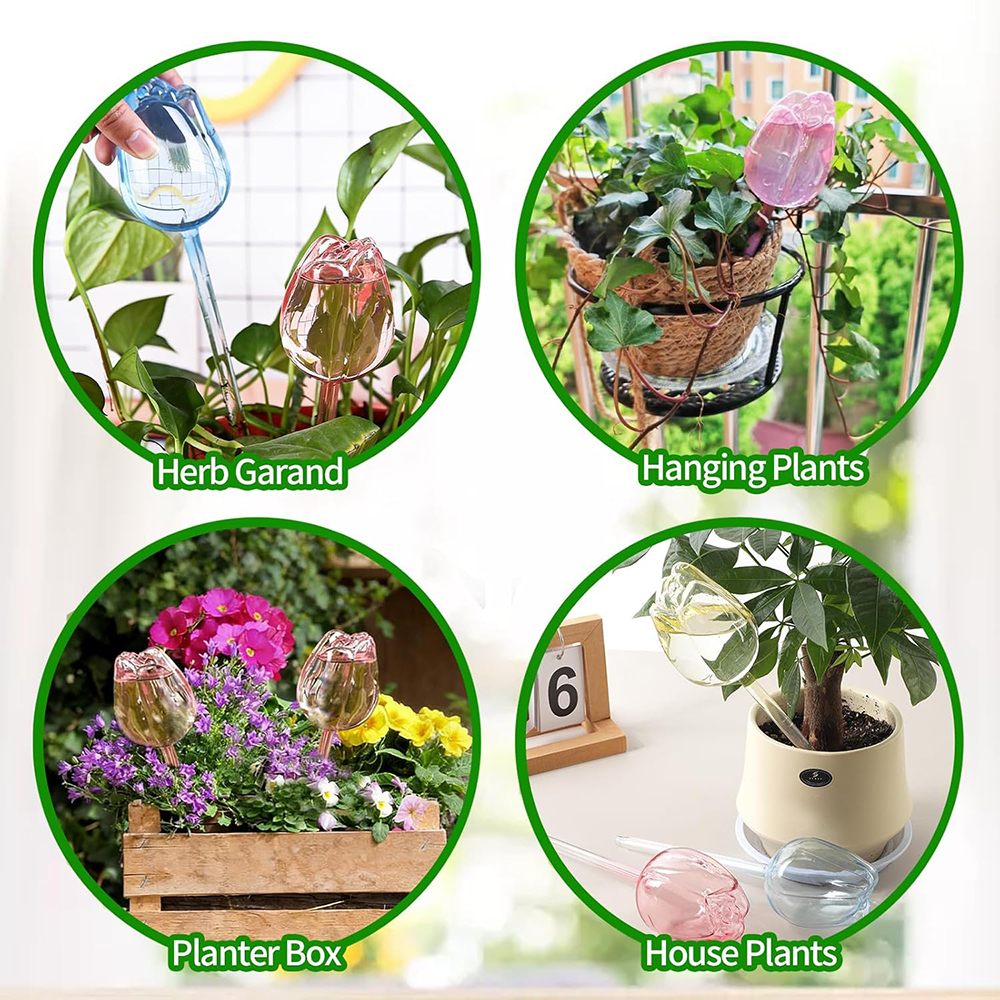2/4pcs Tulip-Shaped Self-Water - Self Watering Insert recension och pris
