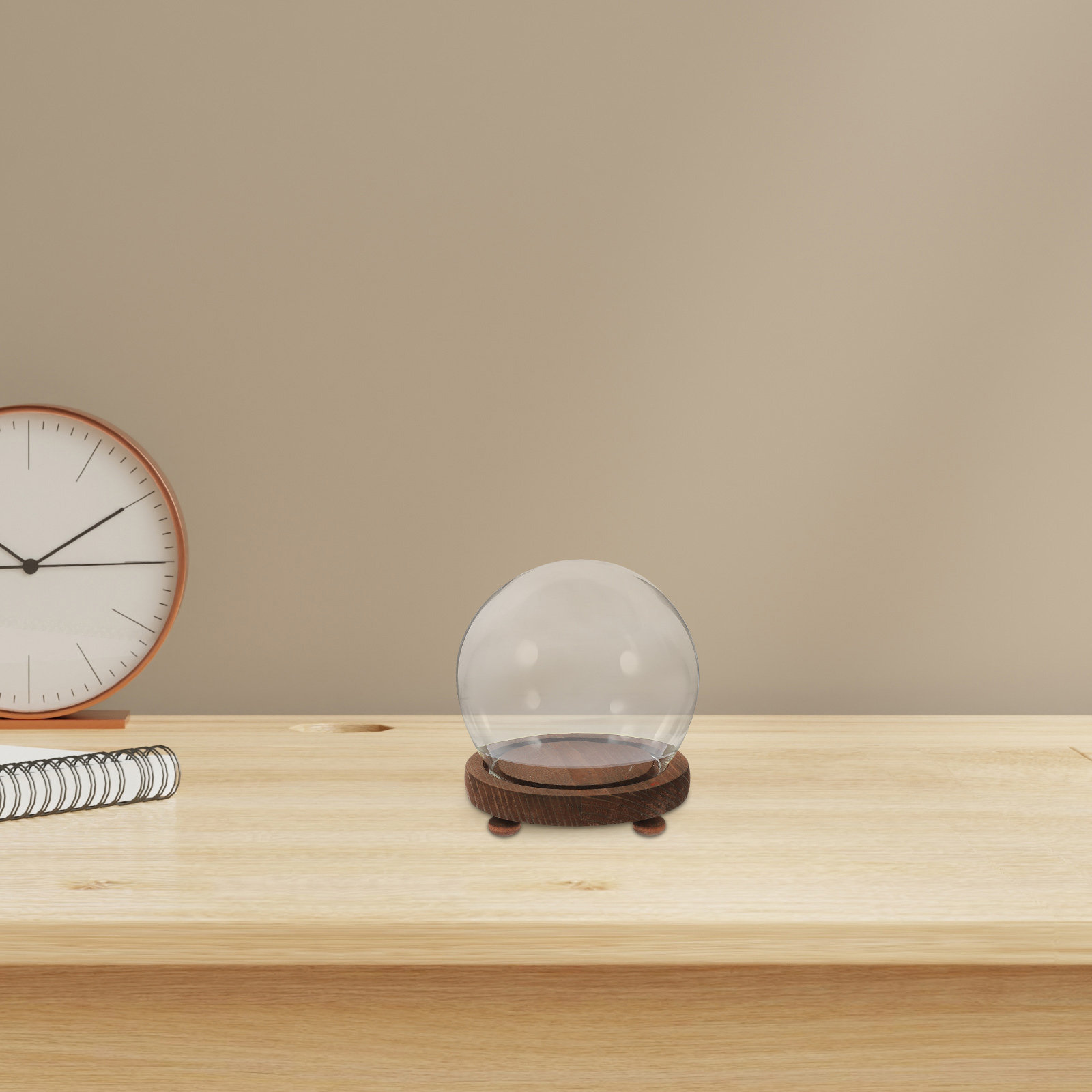 Spherical Glass Cover Ornament - Plastic Dome Clear recension och pris