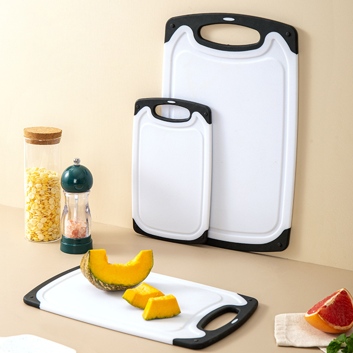Double-Sided Plastic Cutting B - Cutting Board Foam recension och pris