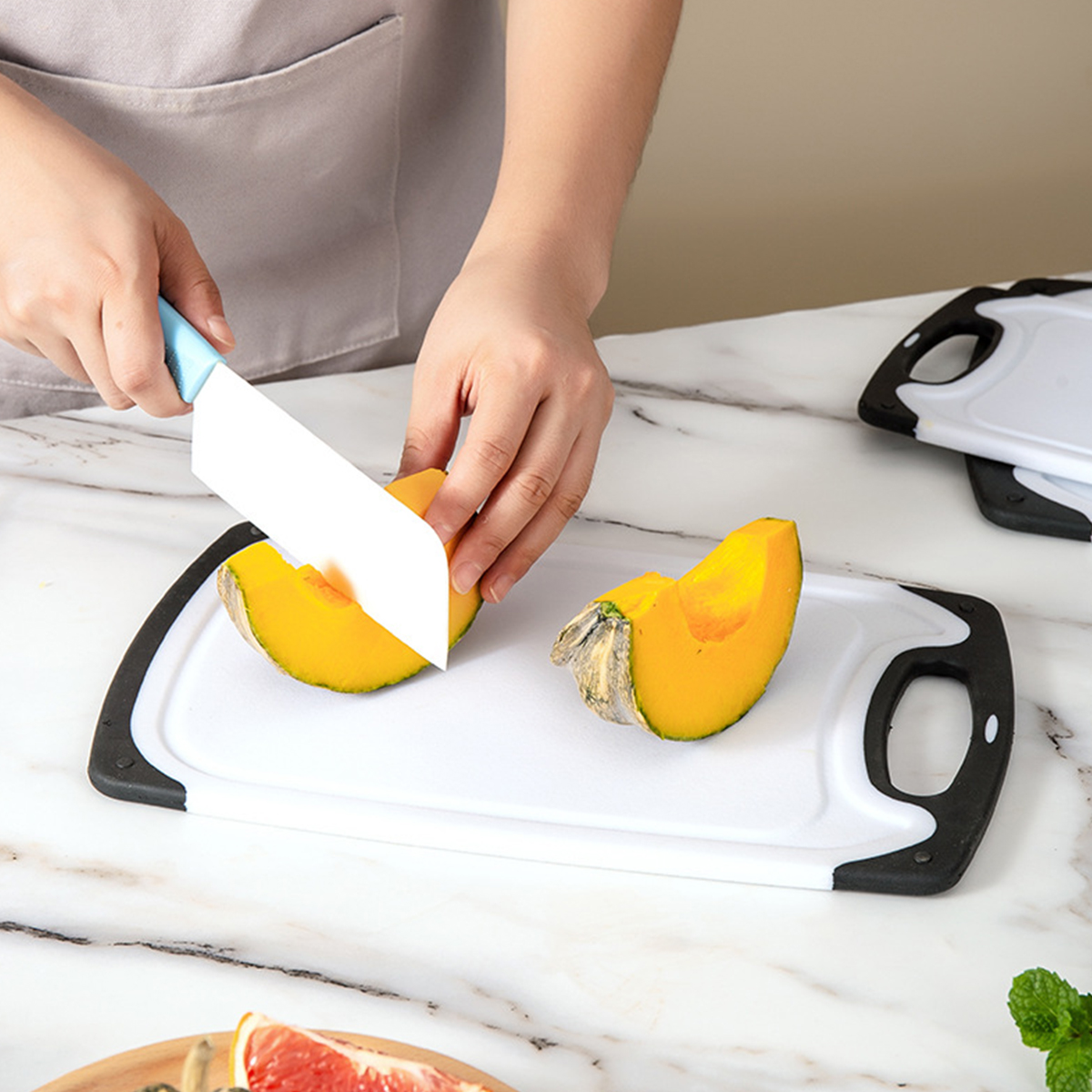 Double-Sided Plastic Cutting B - Cutting Board Foam recension och pris