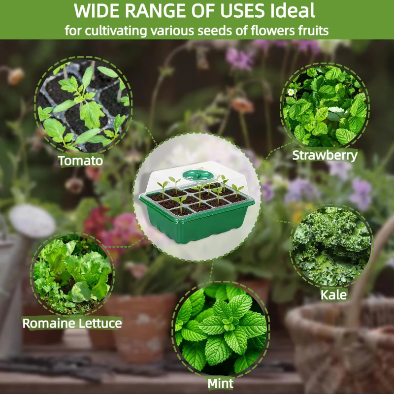 Seed Starter Tray Mini Greenho - Humidity Dome Kit recension och pris