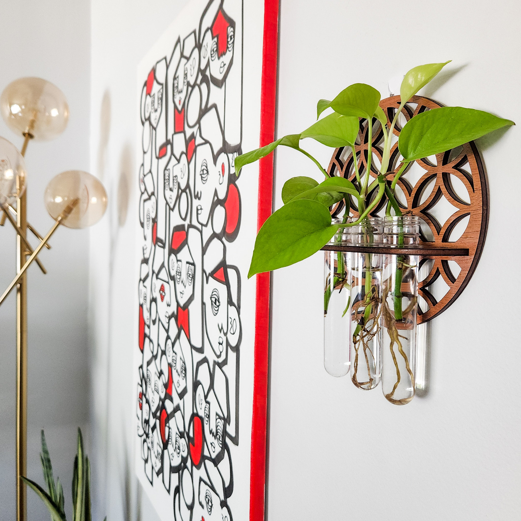 Garden Wall Planters Indoor Wo - Propagation Station Vase recension och pris