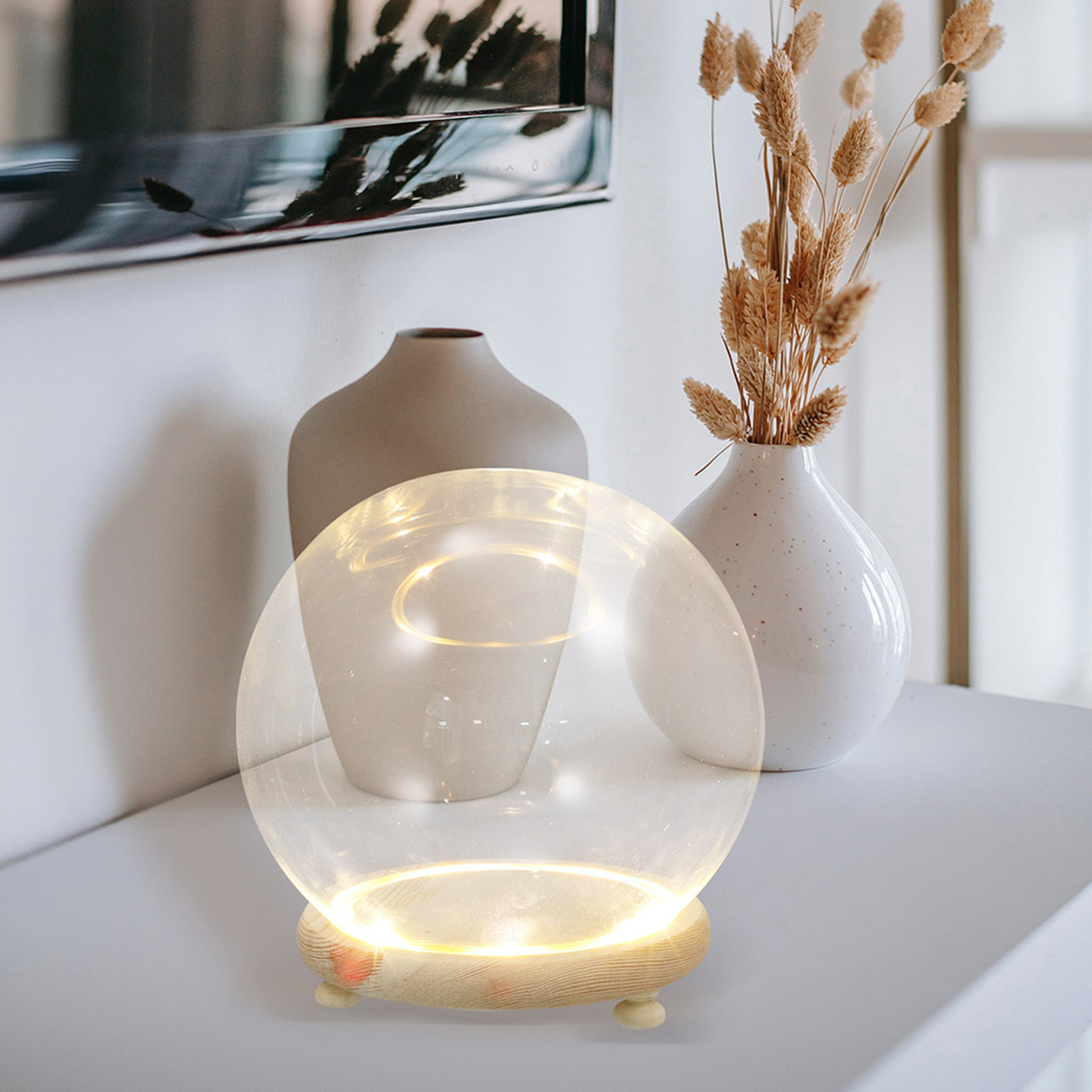 Clear Glass Dome Display Cover - Plastic Dome Clear recension och pris