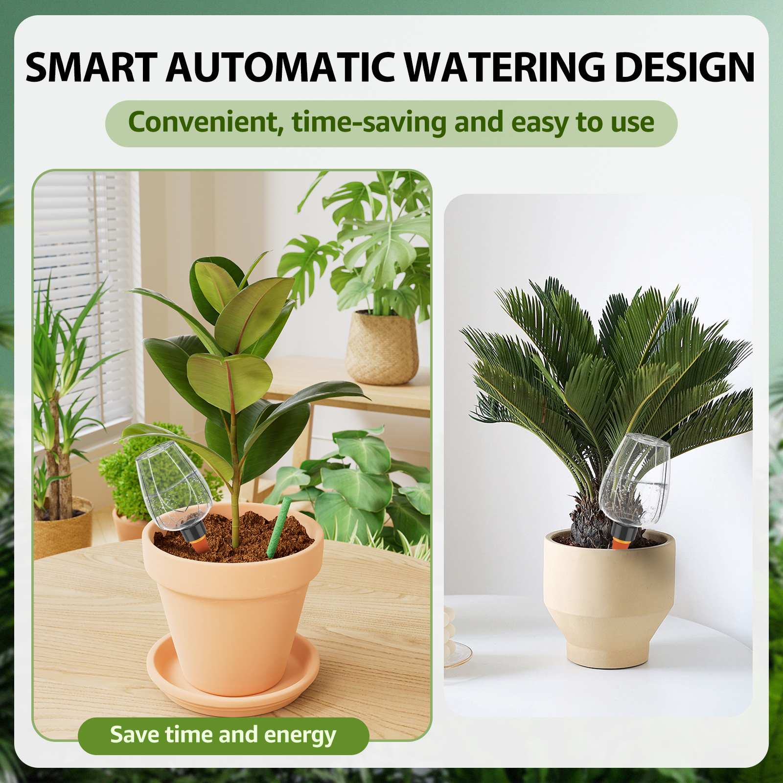 4Pcs Plant Watering Globe Clea - Self Watering Insert recension och pris