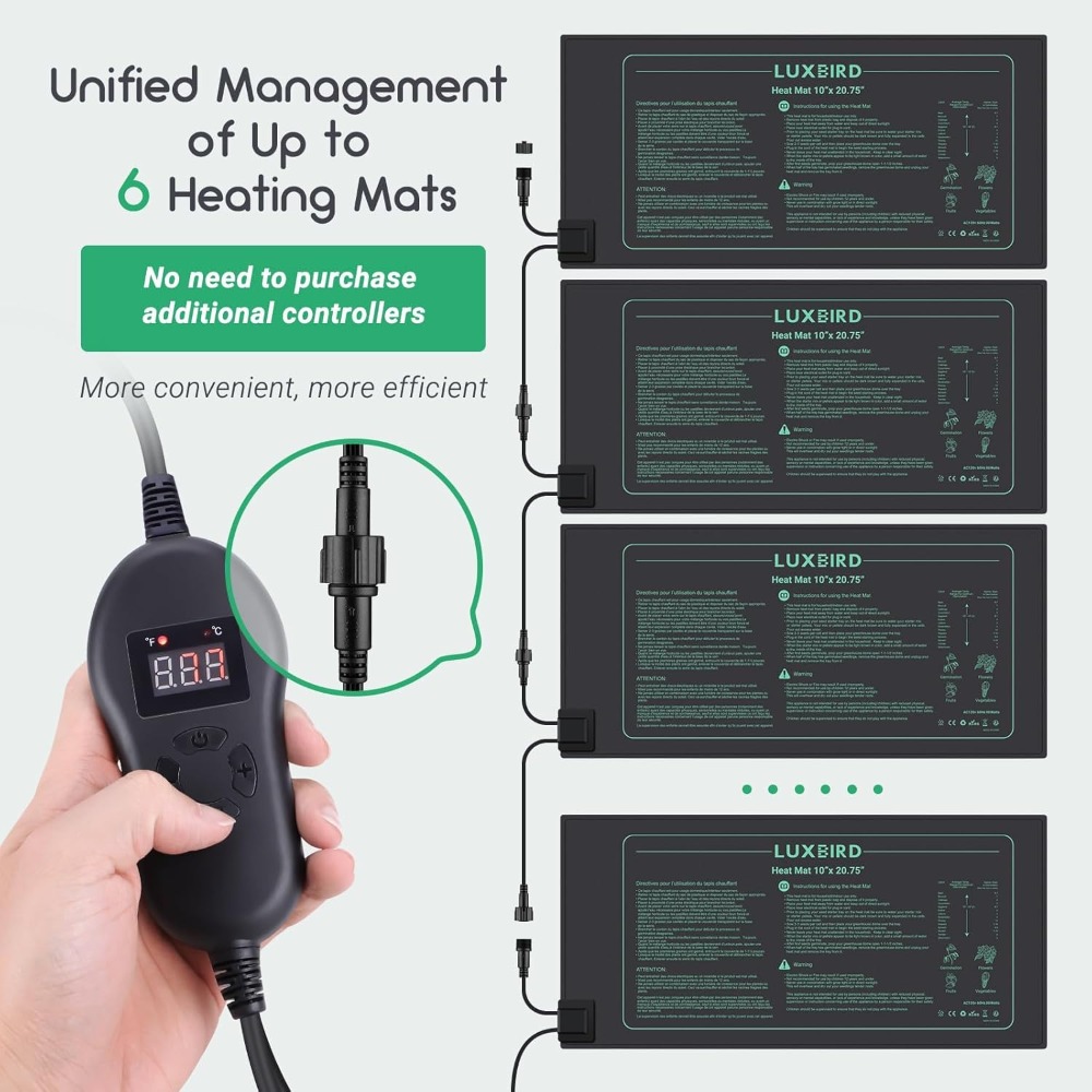 4 Pack Seedling Heat Mat with  - Heat Mat Seedling recension och pris
