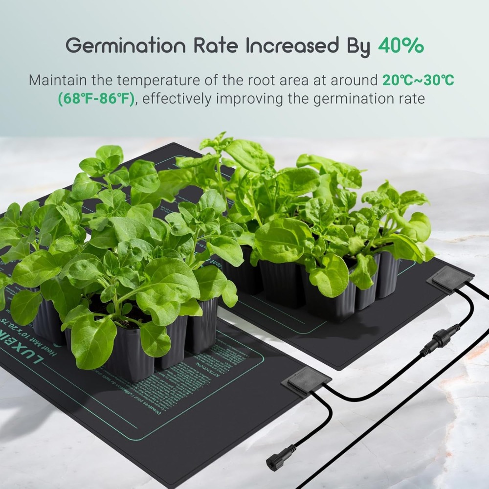 4 Pack Seedling Heat Mat with  - Heat Mat Seedling recension och pris