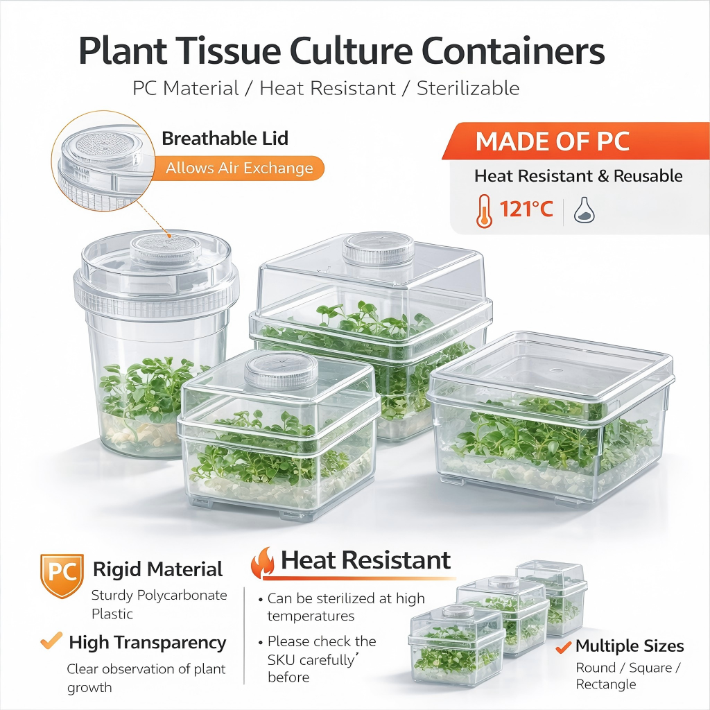 Plant Tissue Culture Container - Agar Tissue Culture recension och pris