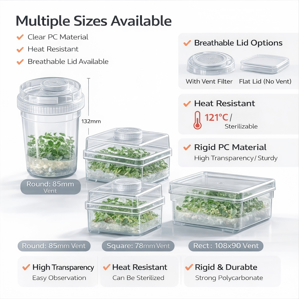 Plant Tissue Culture Container - Agar Tissue Culture recension och pris