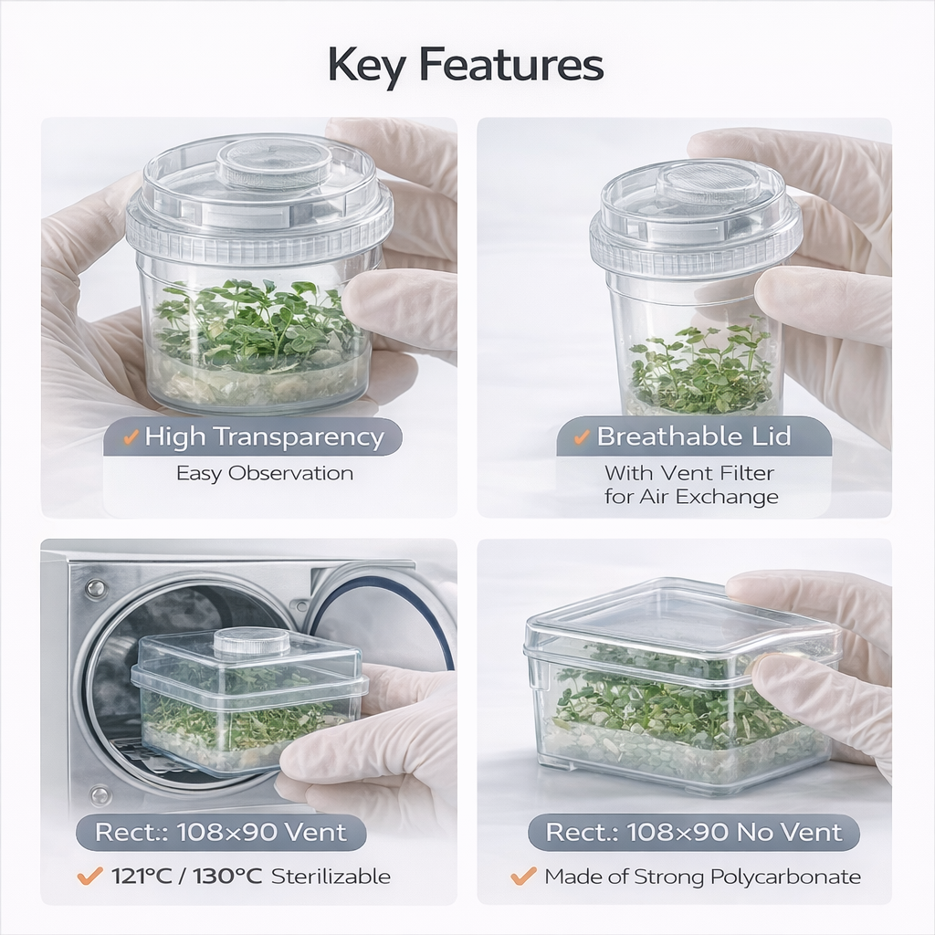 Plant Tissue Culture Container - Agar Tissue Culture recension och pris