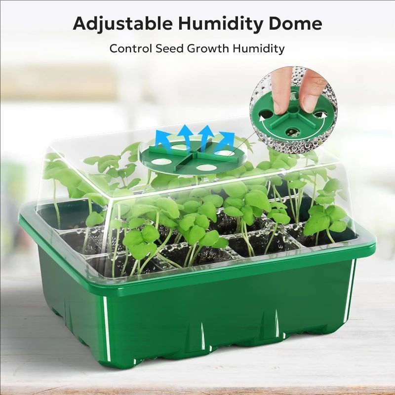 10pcs/5pcs Seedling Trays Seed - Humidity Dome Kit recension och pris