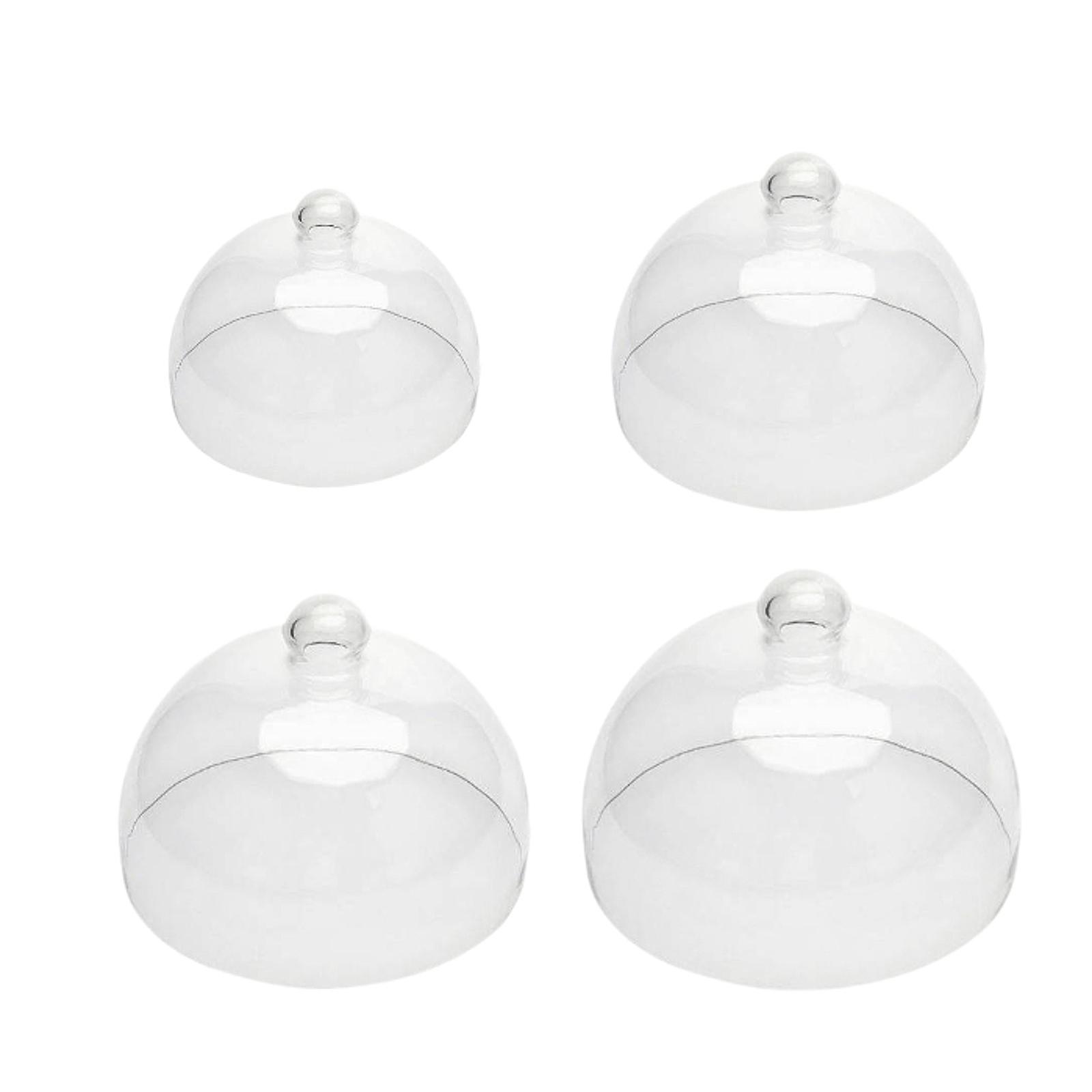 Glass Cake Cloche Dome Clear C - Plastic Dome Clear recension och pris