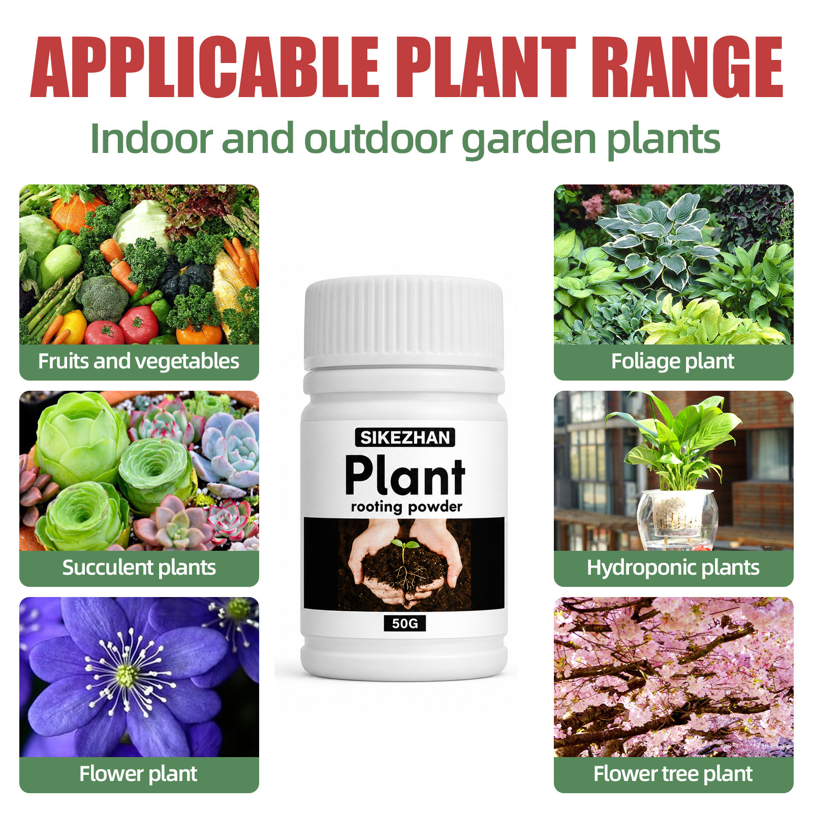 50g Rapid Rooting Powder Plant - Rooting Hormone Powder recension och pris