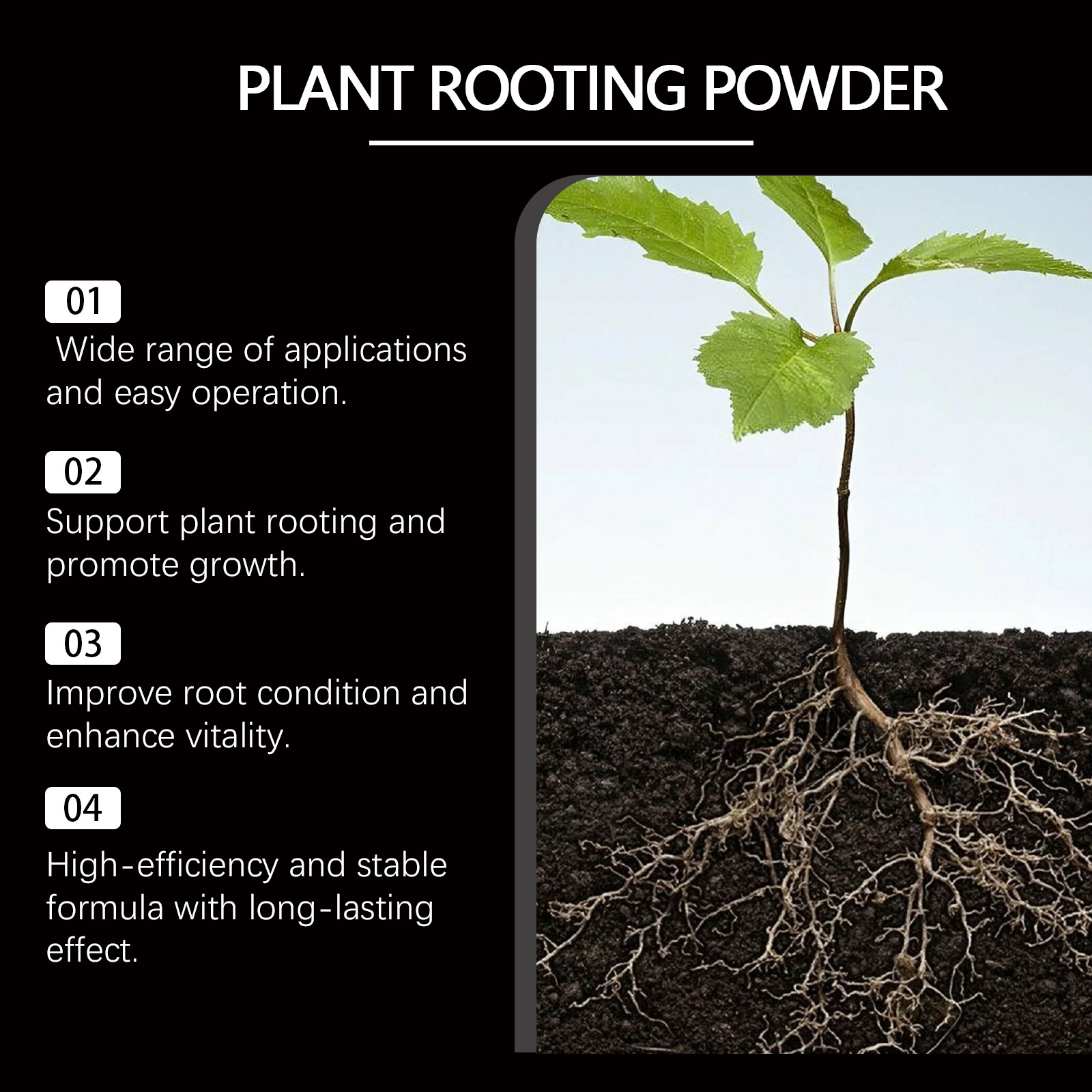 50g Rapid Rooting Powder Plant - Rooting Hormone Powder recension och pris