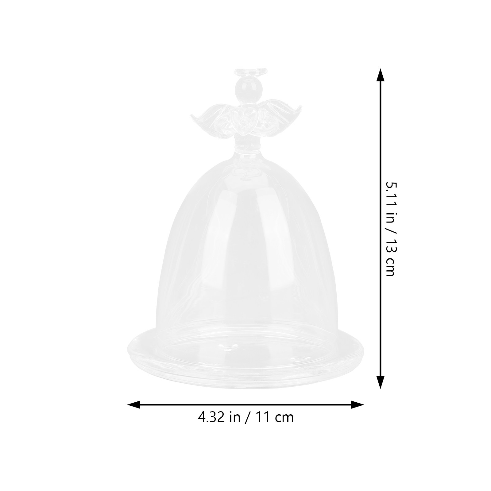 Angel Clear Display Dome for P - Plastic Dome Clear recension och pris