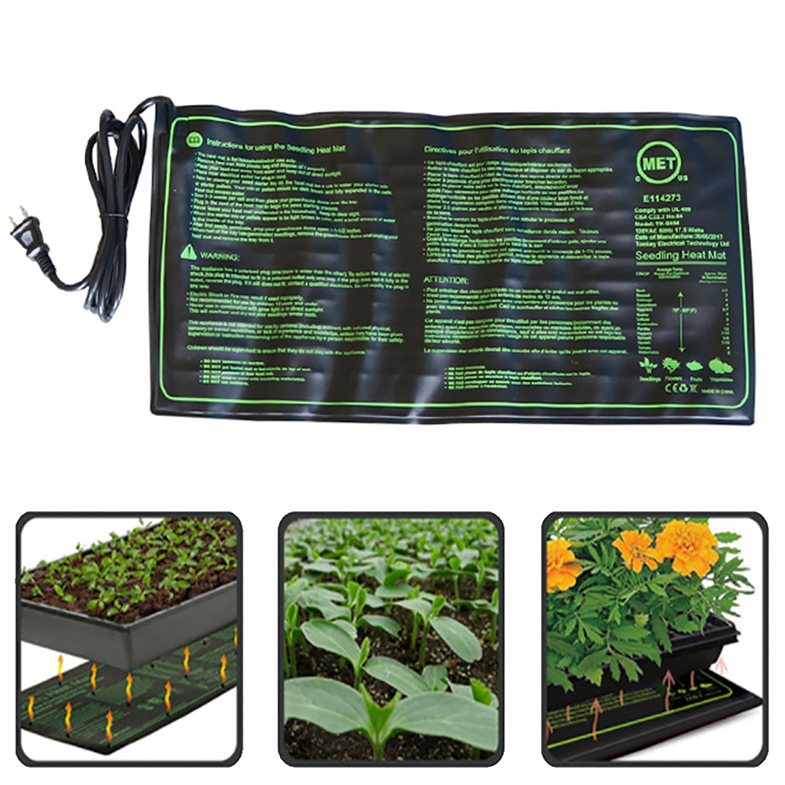110/120/220/230V Seedling Heat - Heat Mat Seedling recension och pris
