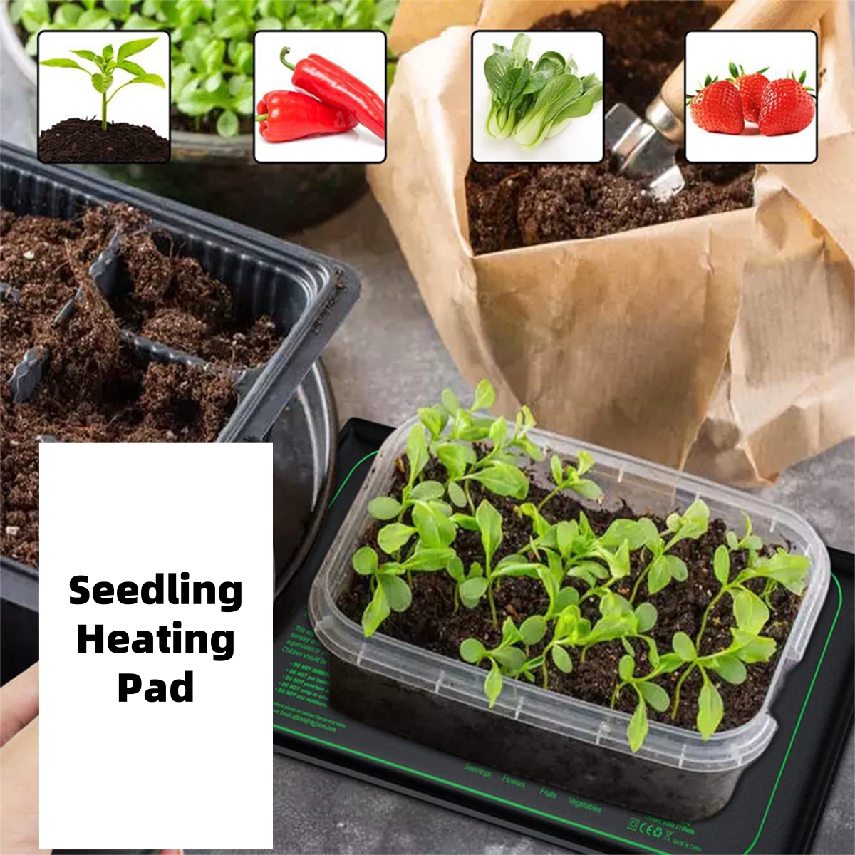 20W Seedling Heating Pad 230V  - Heat Mat Seedling recension och pris