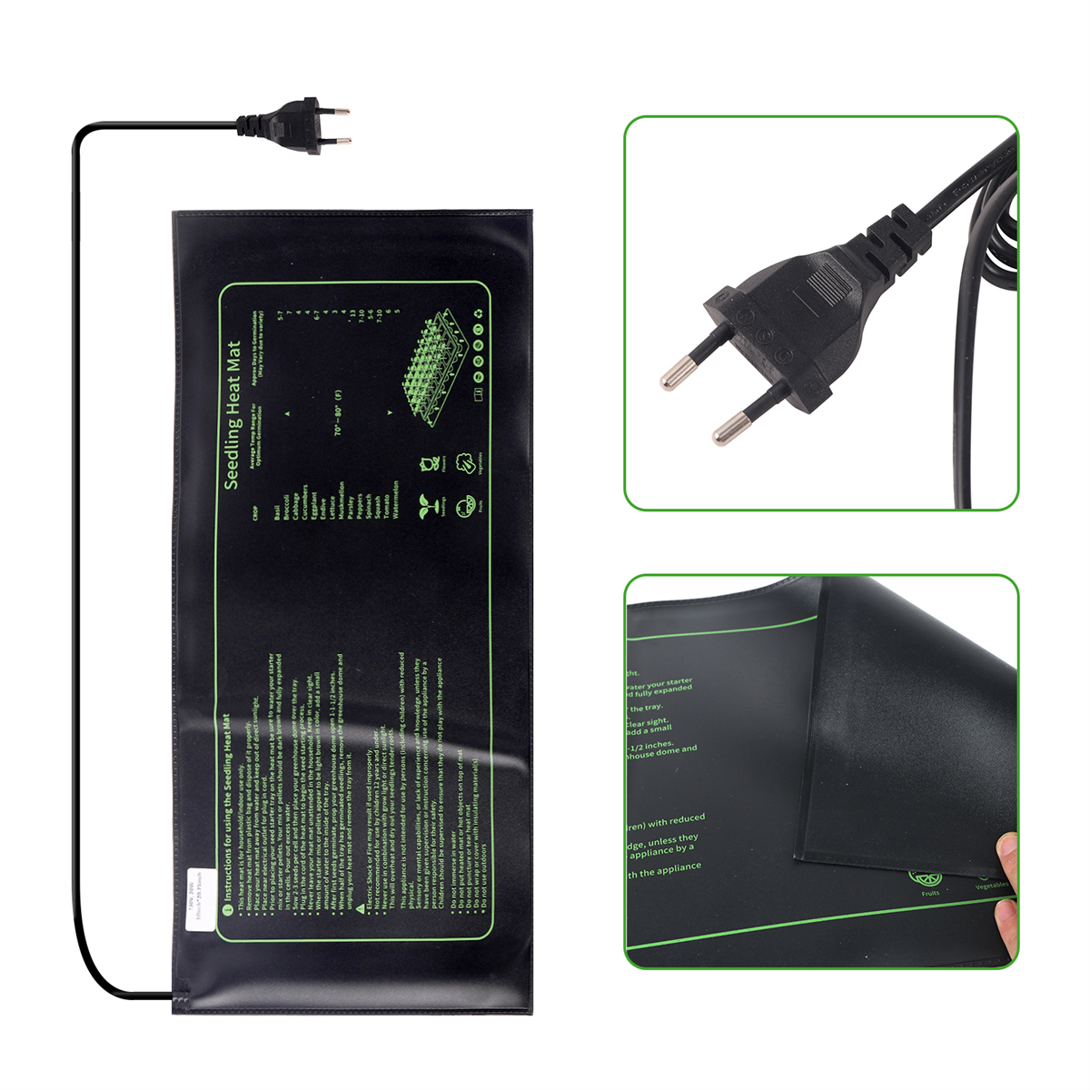 20W Seedling Heating Pad 230V  - Heat Mat Seedling recension och pris