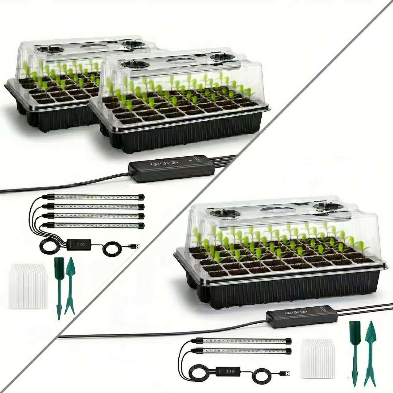 40/Cell Seed Starter Kit with  - Humidity Dome Kit recension och pris