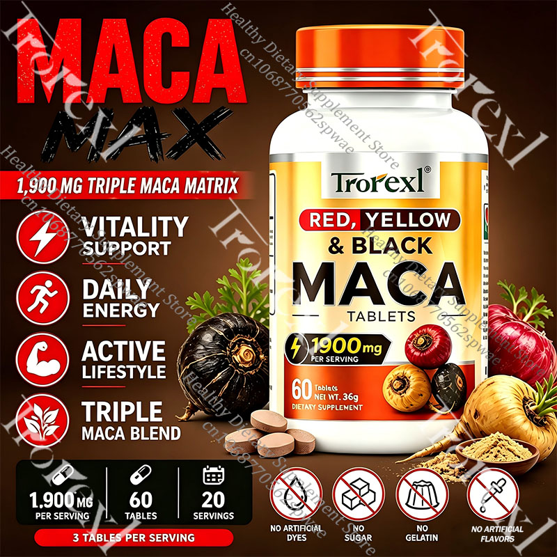 Natural Maca Root Tablets-Supp - Rooting Hormone Powder recension och pris