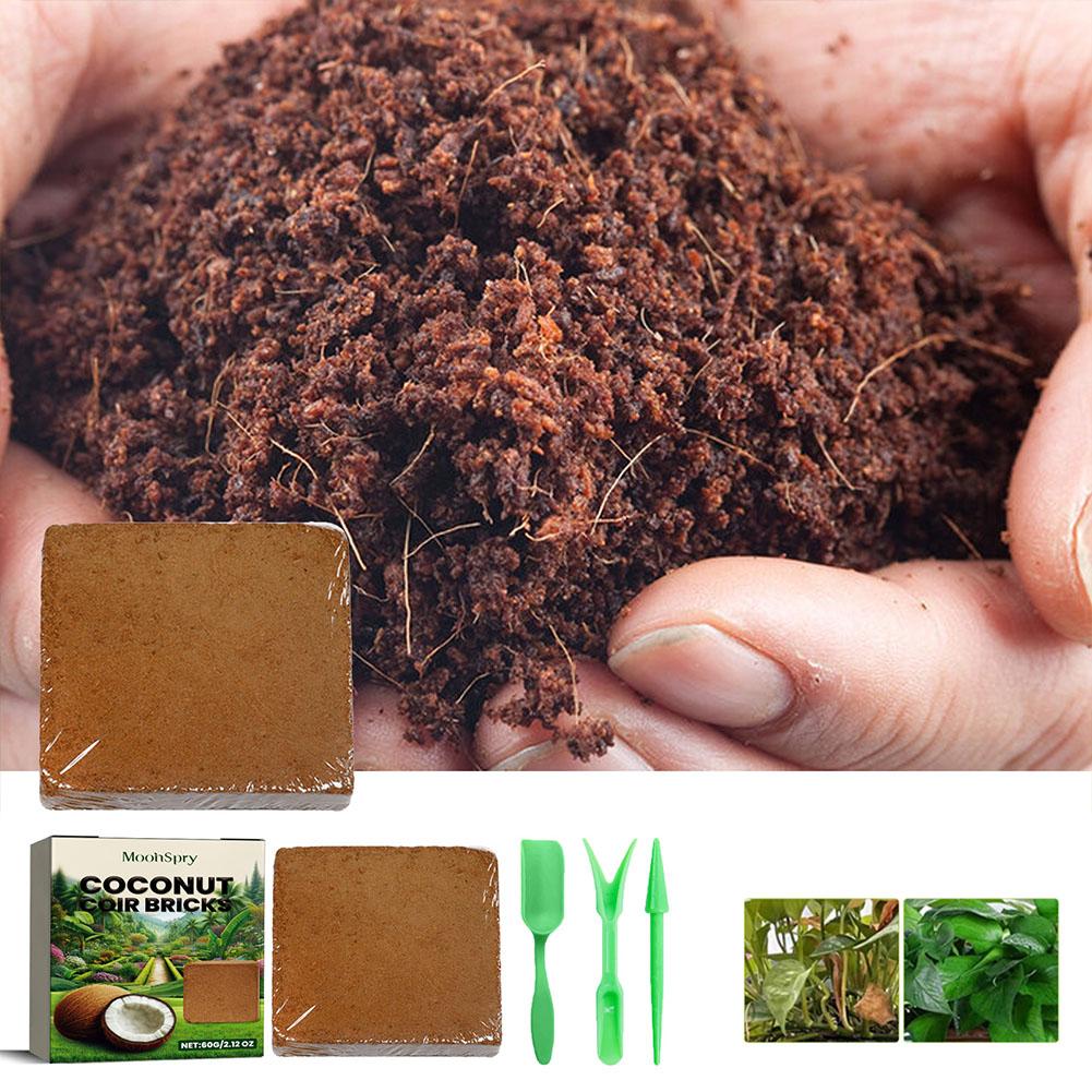 Coconut Coir Fiber Brick - Org - Sphagnum Moss Dry recension och pris