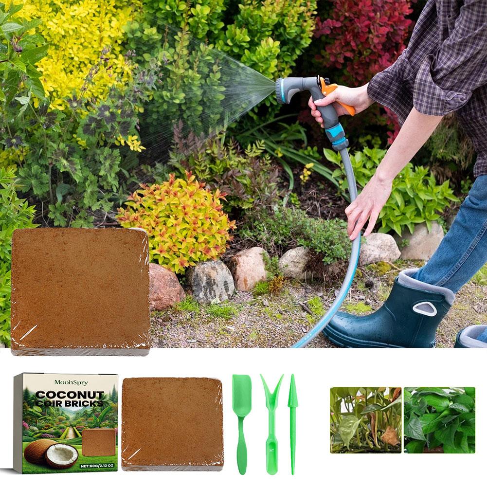 Coconut Coir Fiber Brick - Org - Sphagnum Moss Dry recension och pris