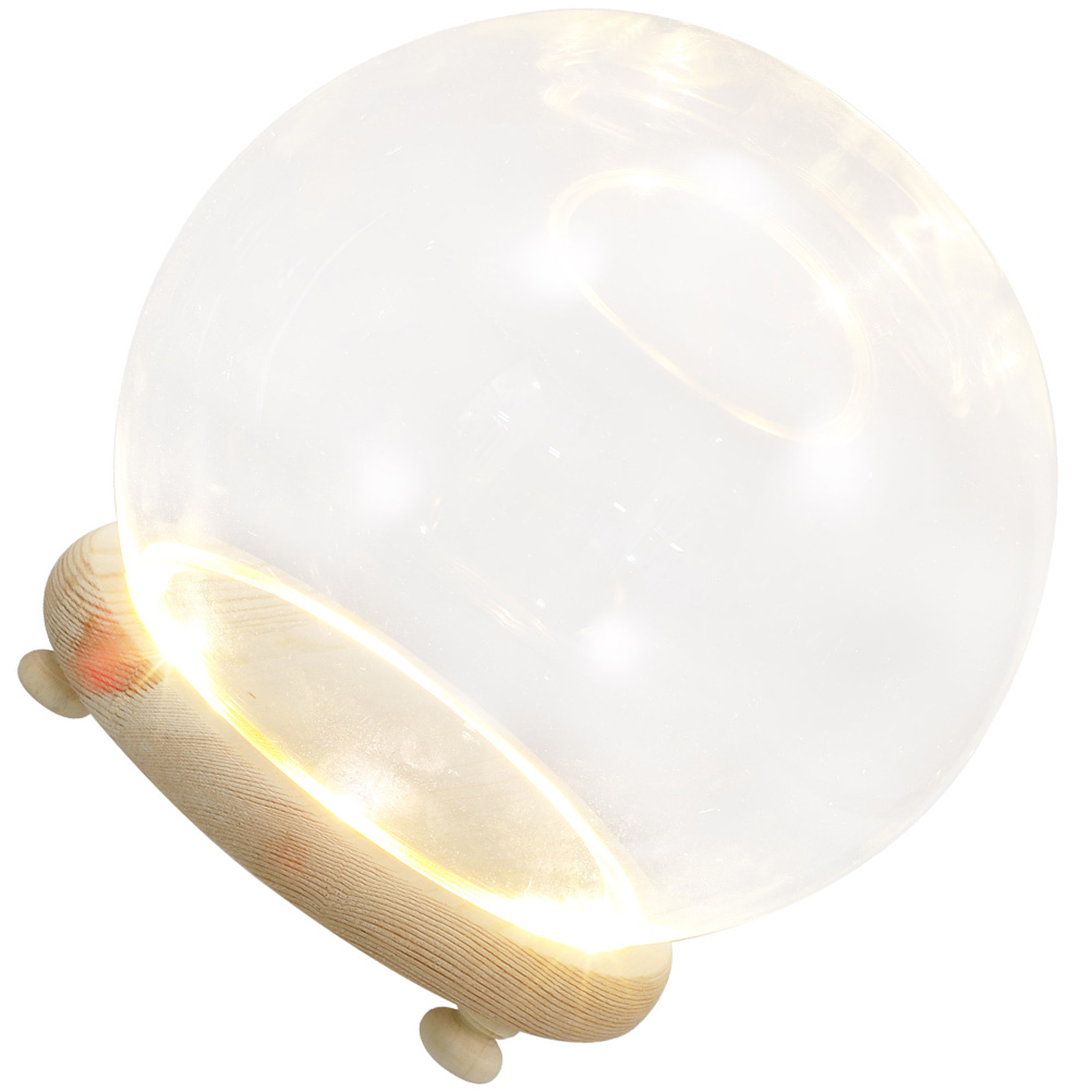 Eternal Flower Glass Cover Cle - Plastic Dome Clear recension och pris