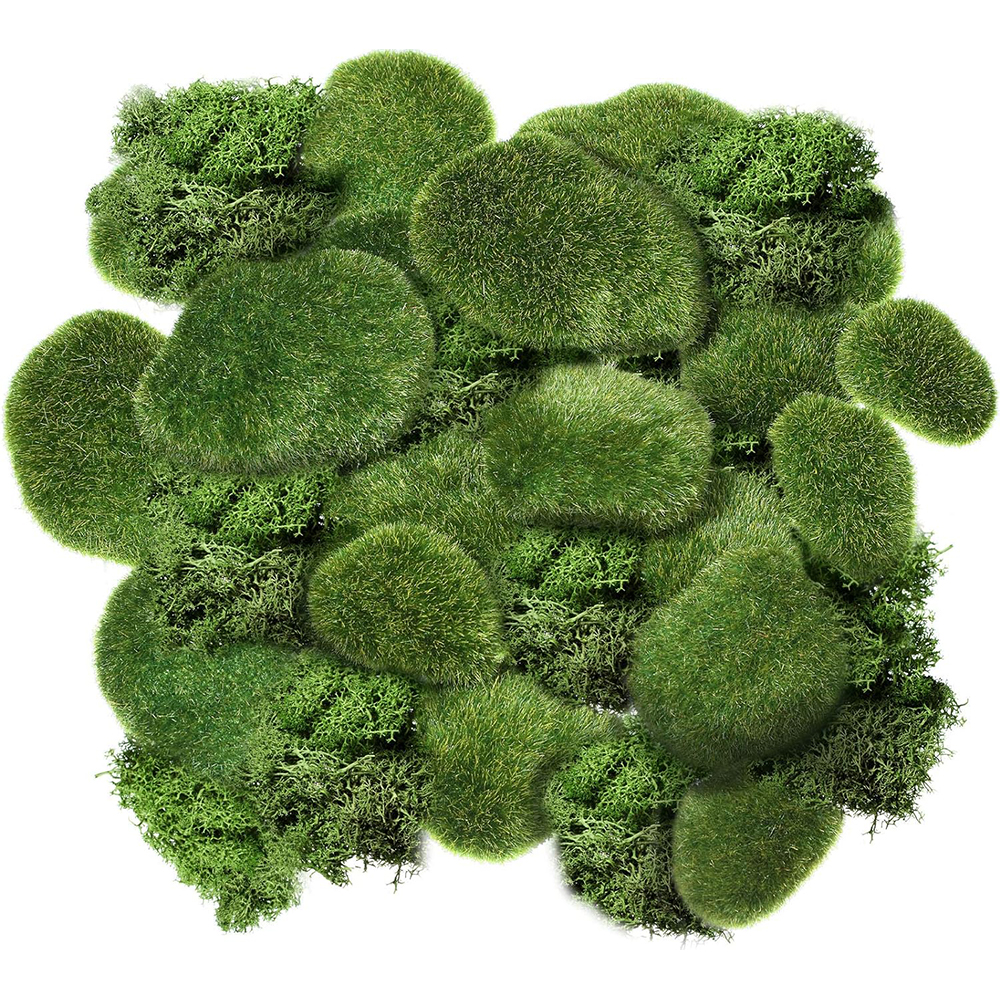 Artificial Fake Moss Rock Eter - Sphagnum Moss Dry recension och pris