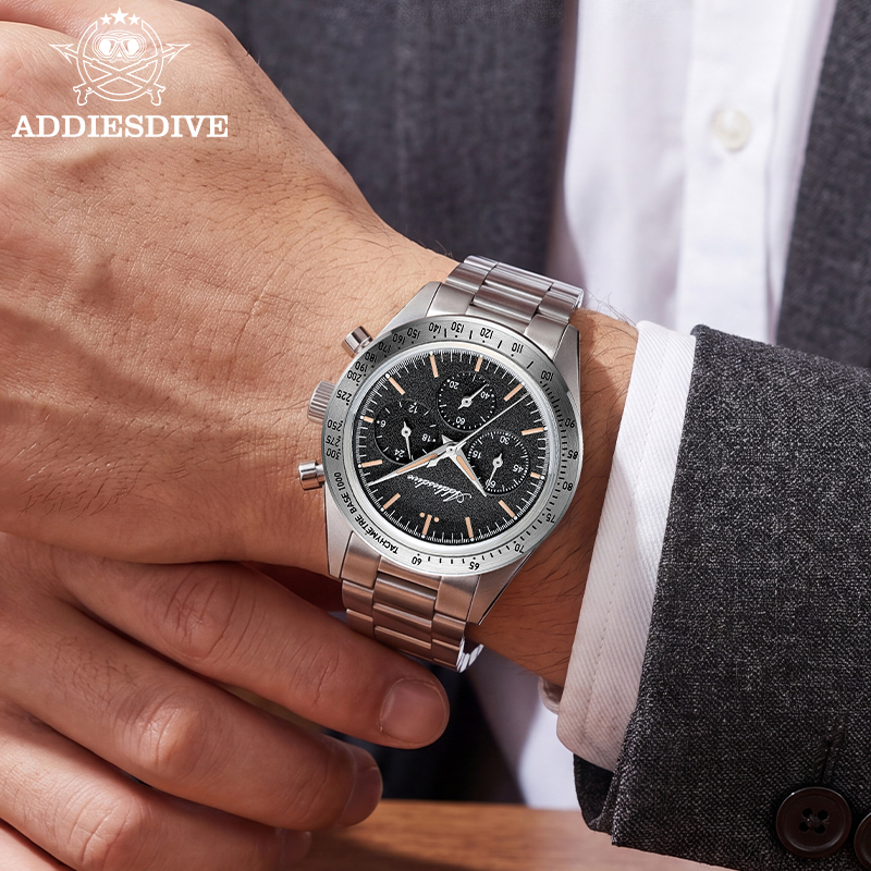 ADDIESDIVE 0S20 Chronograph Qu - Plastic Dome Clear recension och pris