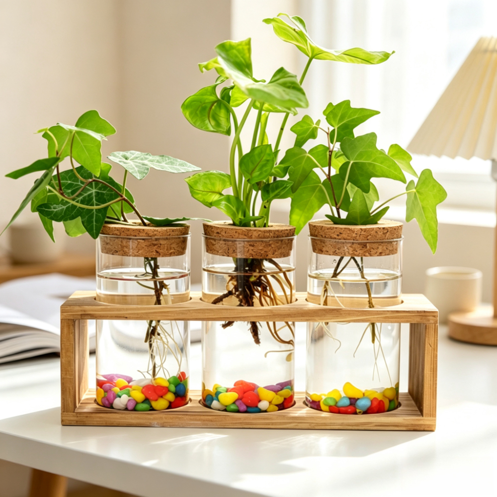 Minimalist Glass Vase with Woo - Propagation Station Vase recension och pris