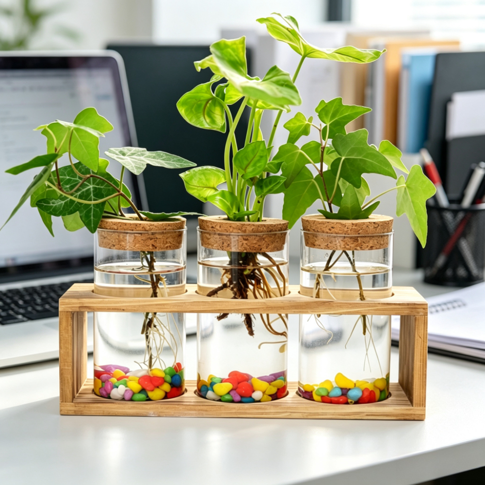 Minimalist Glass Vase with Woo - Propagation Station Vase recension och pris