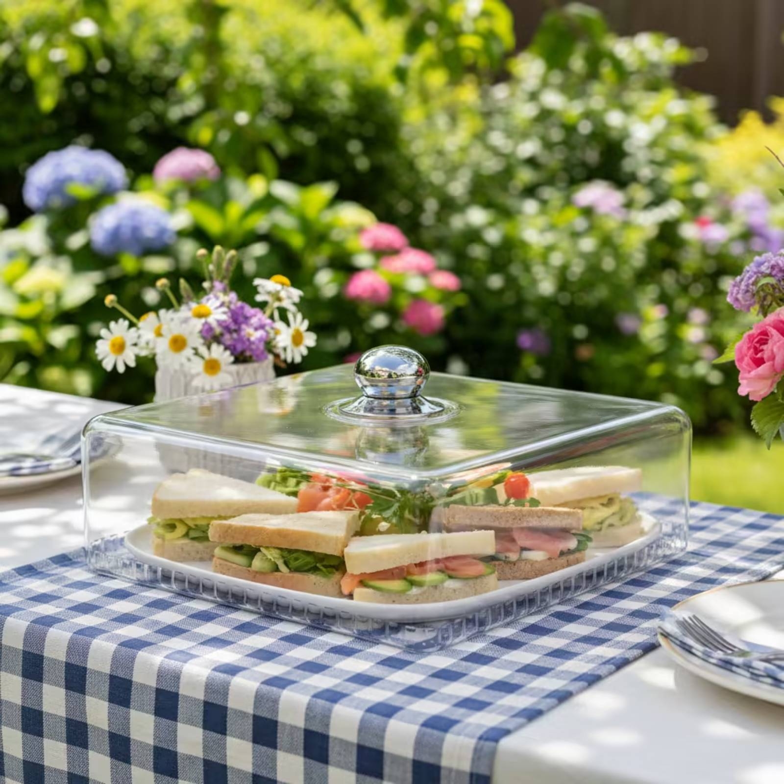 Food Cover with Knob Clear Des - Plastic Dome Clear recension och pris