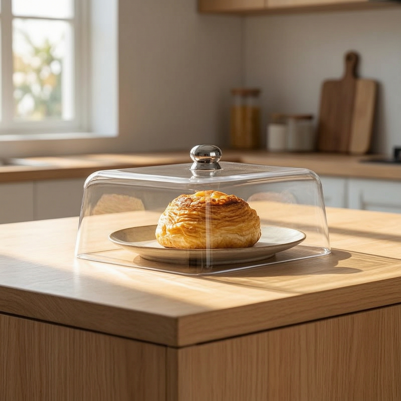 Food Cover with Knob Clear Des - Plastic Dome Clear recension och pris