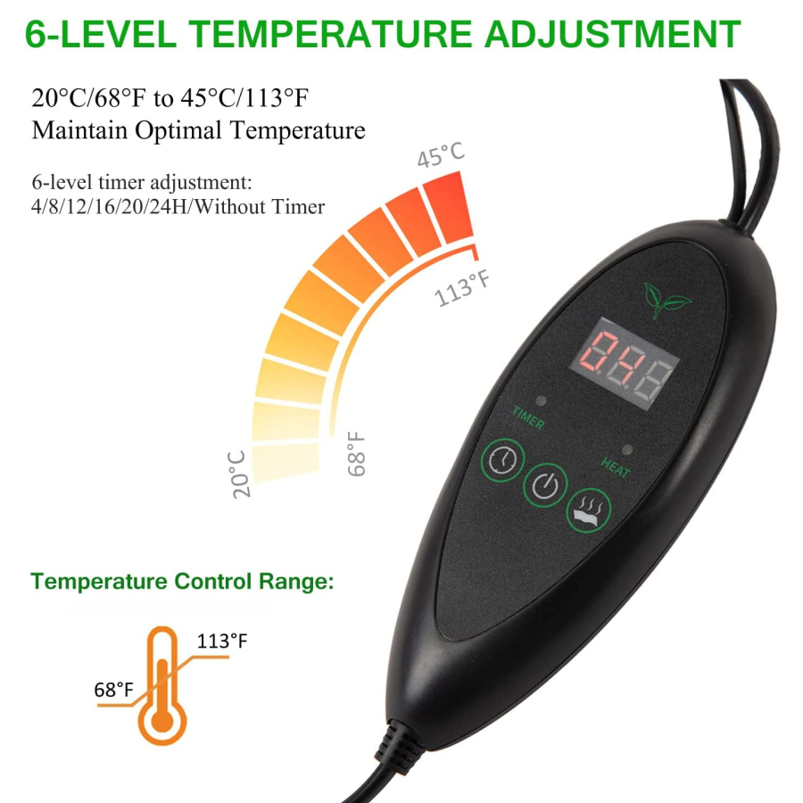 3 Sizes Upgrade Seedling Heat  - Heat Mat Seedling recension och pris
