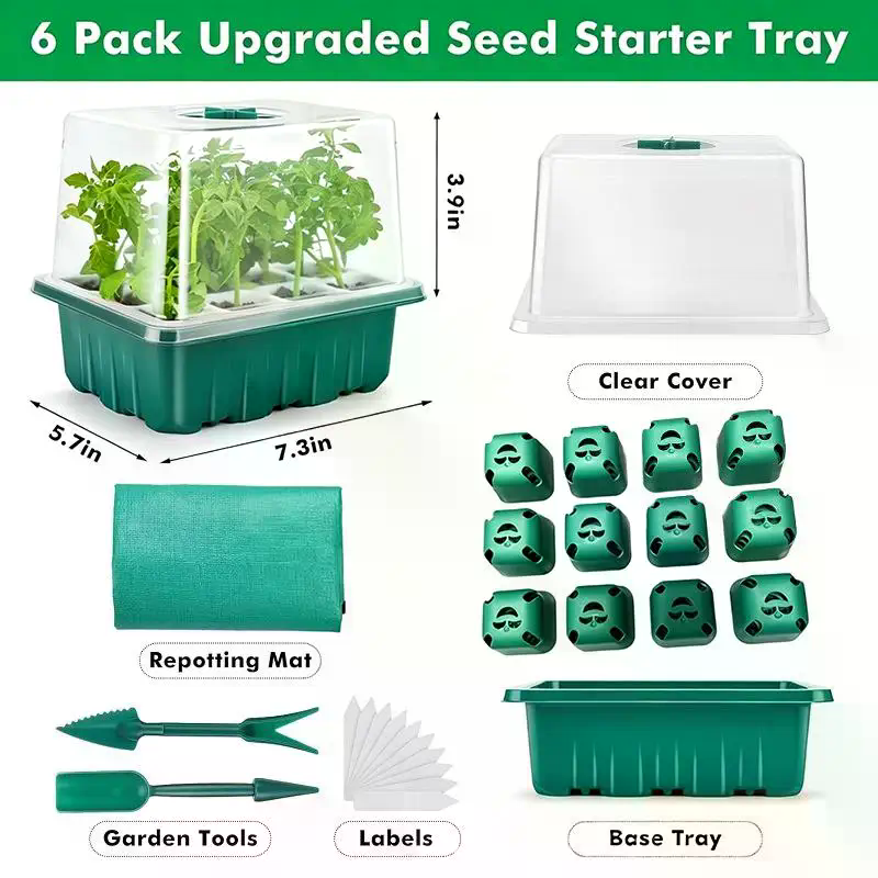 Seed Starter Tray With Humidit - Humidity Dome Kit recension och pris