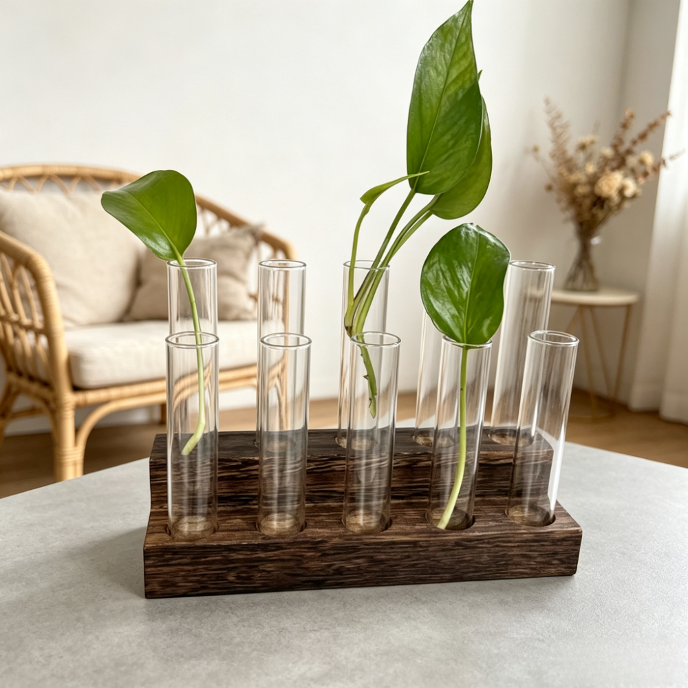 Creative Glass Test Tubes with - Propagation Station Vase recension och pris
