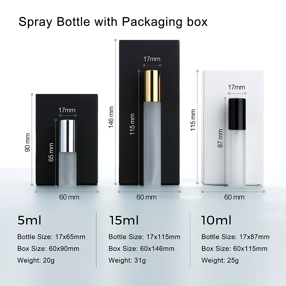 50Pcs 5/10/15ml Perfume Bottle - Misting Bottle Fine recension och pris