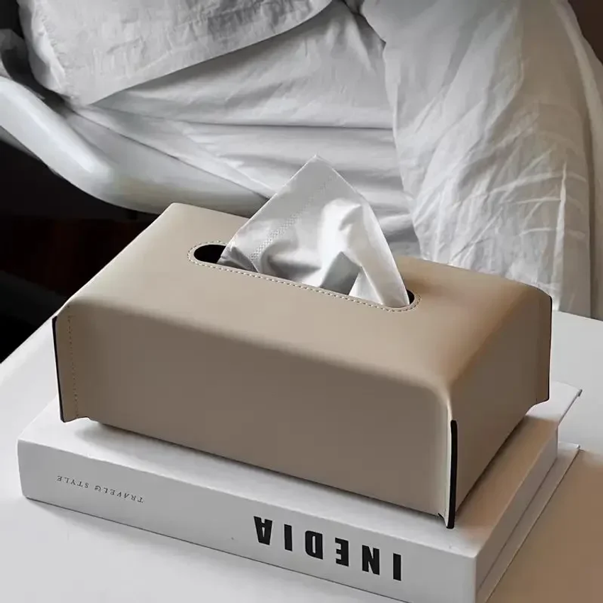 Leather Tissue Box Napkin Case - Agar Tissue Culture recension och pris
