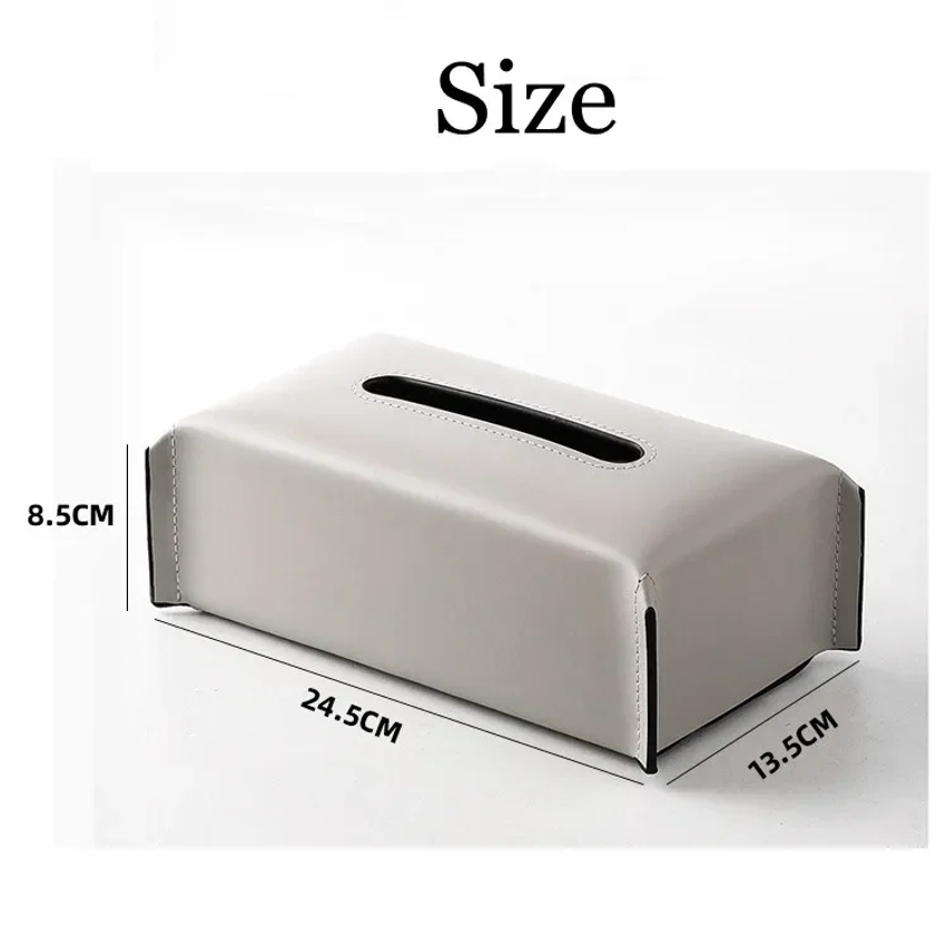 Leather Tissue Box Napkin Case - Agar Tissue Culture recension och pris