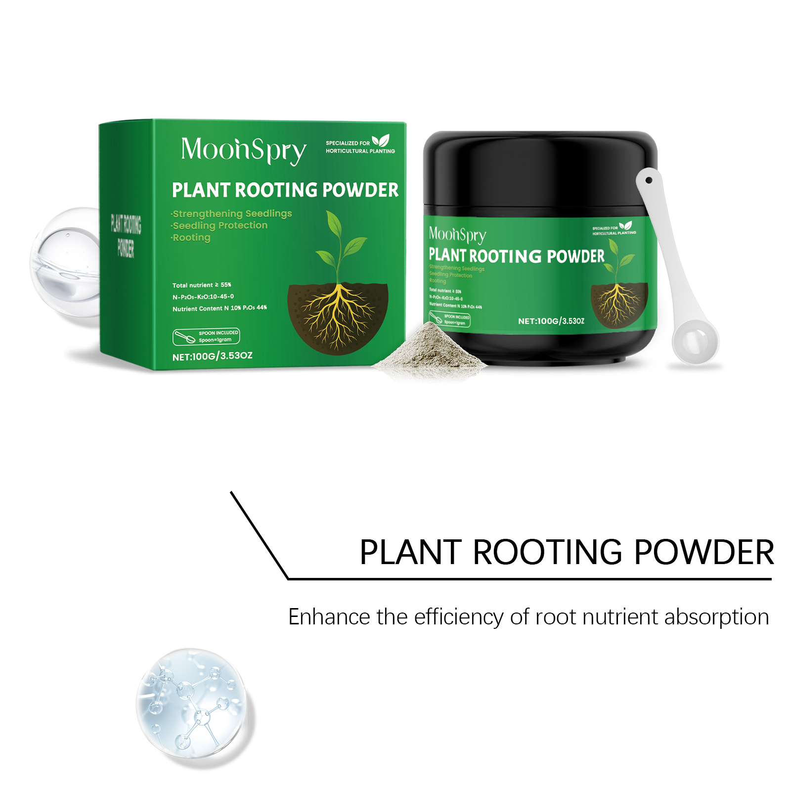 100g Plant Rooting Powder for  - Rooting Hormone Powder recension och pris