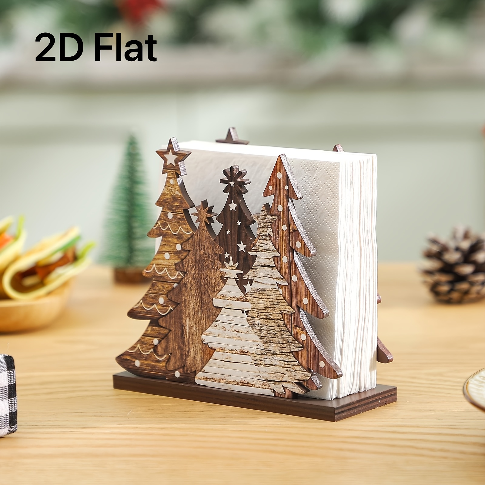 1pc 2D Flat Christmas Tree Tis - Agar Tissue Culture recension och pris