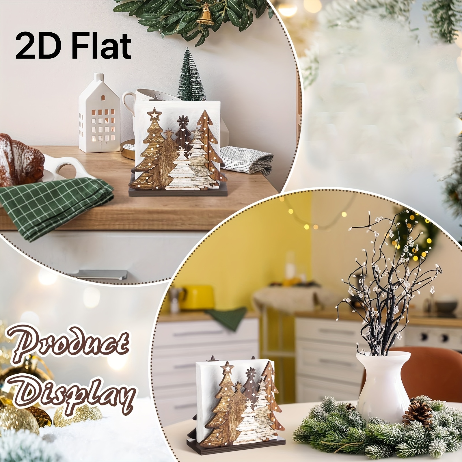 1pc 2D Flat Christmas Tree Tis - Agar Tissue Culture recension och pris