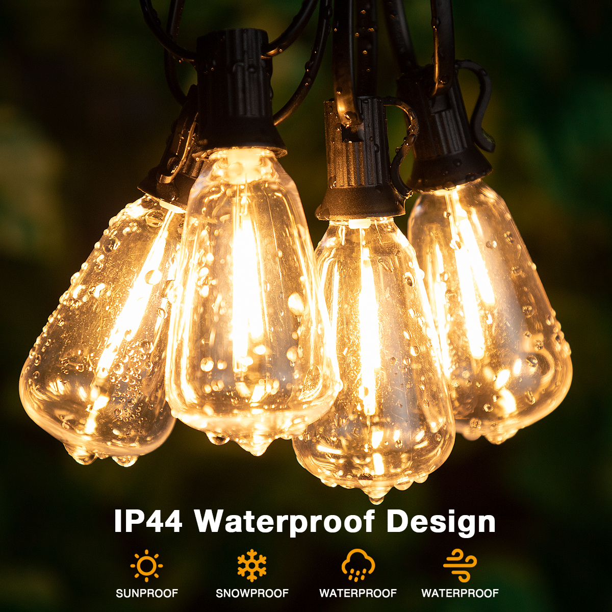 110V US Plug ST38 String Light - Self Watering Insert recension och pris